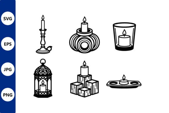 Candle and Lantern Icons: A Graphic Designer’s Review for Brand and Illustration Use