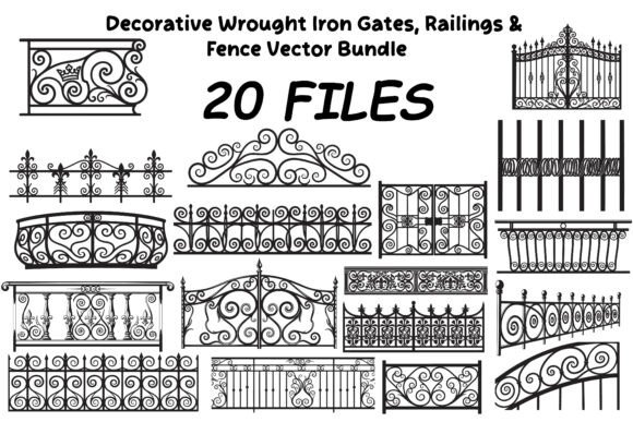 Elegant Scrollwork Graphics for Editorial & Web Design