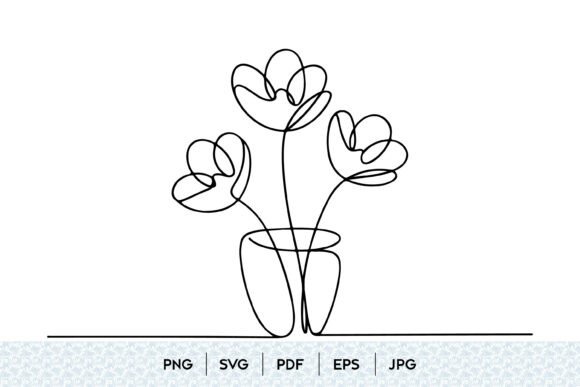 Minimalist Flower Vase SVG: A Versatile Illustration for Clean Editorial Design