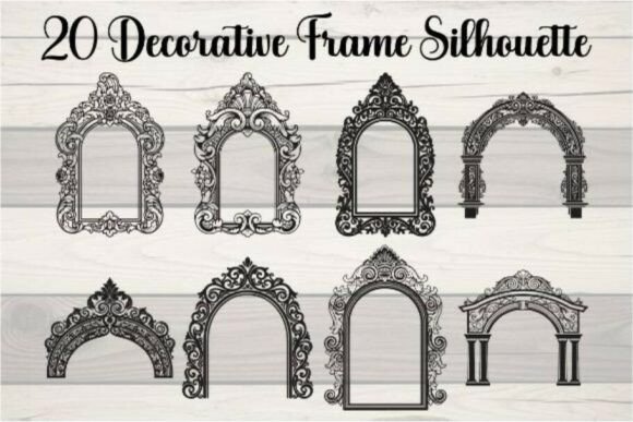 Ornamental Frame Graphics & Illustrations for Elegant Digital Products