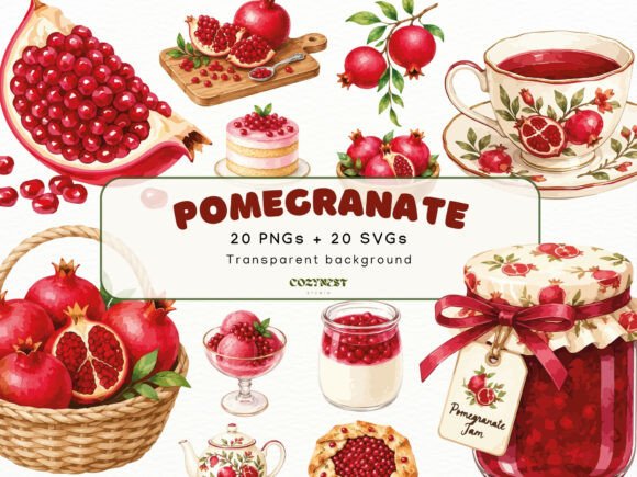 Pomegranate Watercolor Clipart Fruit PNG: A Designer’s Honest Review